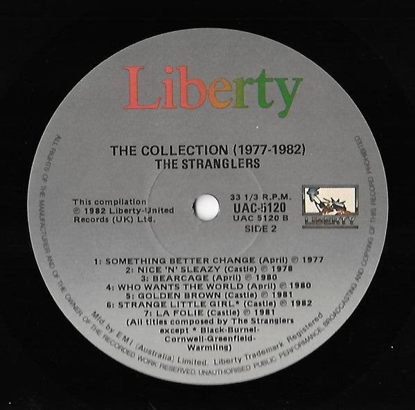 The Stranglers – The Collection 1977 - 1982 LP vinyl record, image 4 of 4