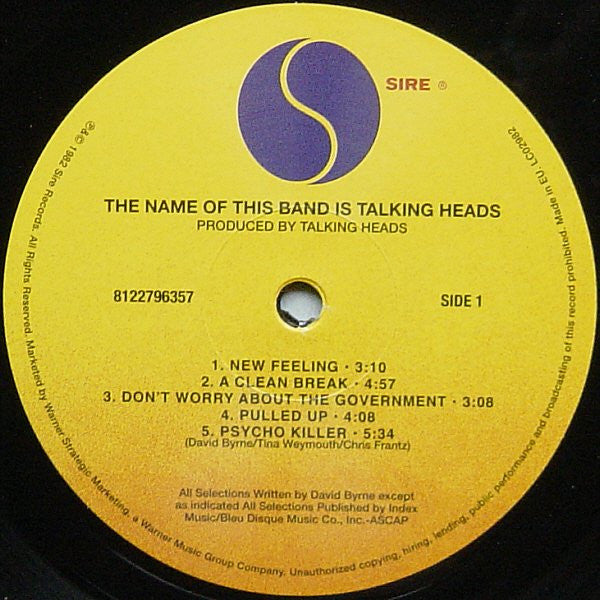 Talking Heads – The Name Of This Band Is Talking Heads (2xLP) LP vinyl record, image 3 of 10