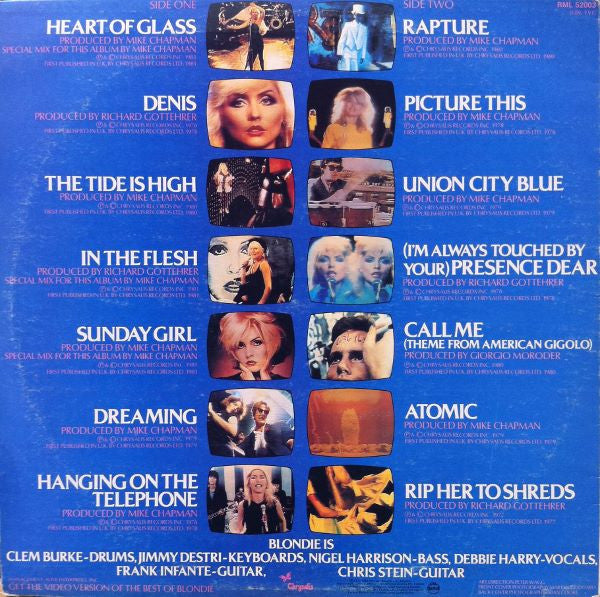 Blondie – The Best Of Blondie LP vinyl record, image 2 of 5