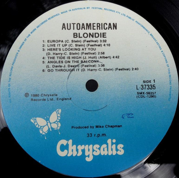 Blondie – AutoAmerican LP vinyl record, image 4 of 7