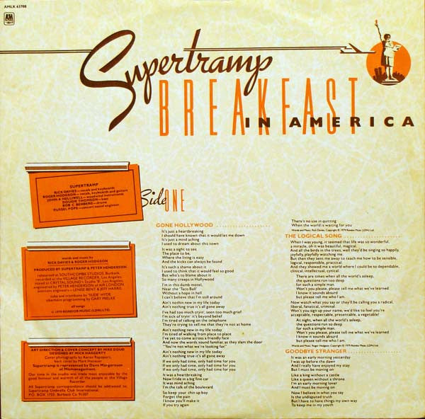 Supertramp – Breakfast In America LP vinyl record, image 5 of 7