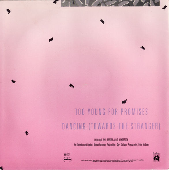 Koo Dé Tah – Too Young For Promises 7" vinyl record, image 2 of 3
