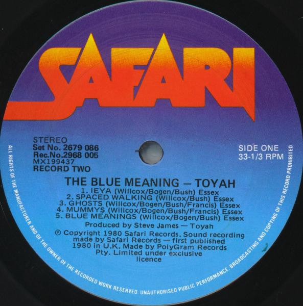 Toyah – Sheep Farming In Barnet / The Blue Meaning LP vinyl record, image 6 of 8