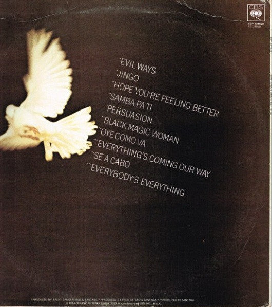 Santana – Santana's Greatest Hits LP vinyl record, image 3 of 6