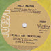 Dolly Parton – Baby I'm Burnin' 7" vinyl record, image 2 of 2