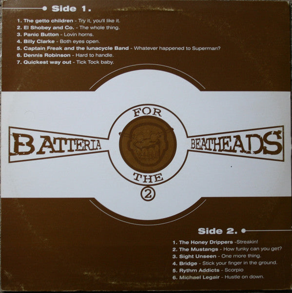Various – Batteria For The Beatheads 2 LP vinyl record, image 2 of 3