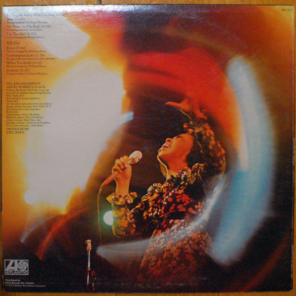Roberta Flack – Killing Me Softly LP vinyl record, image 2 of 6