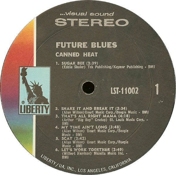 Canned Heat – Future Blues LP vinyl record, image 6 of 9