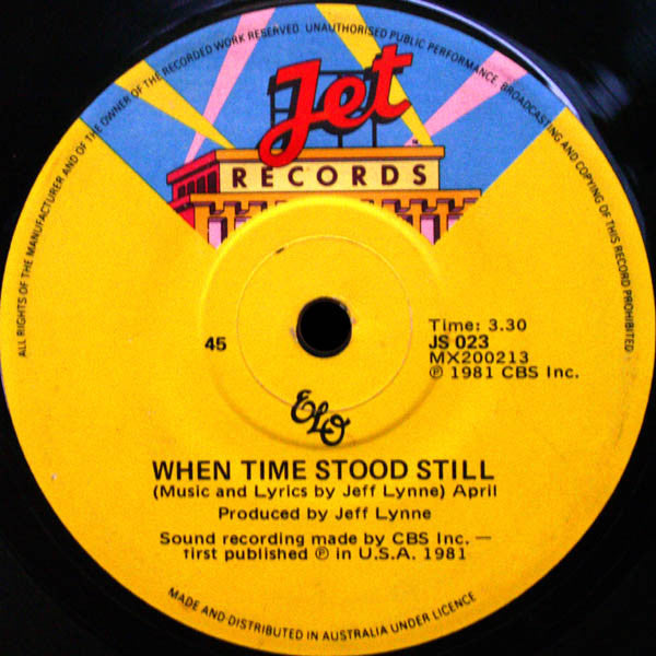 Electric Light Orchestra – Hold On Tight 7" vinyl record, image 2 of 3