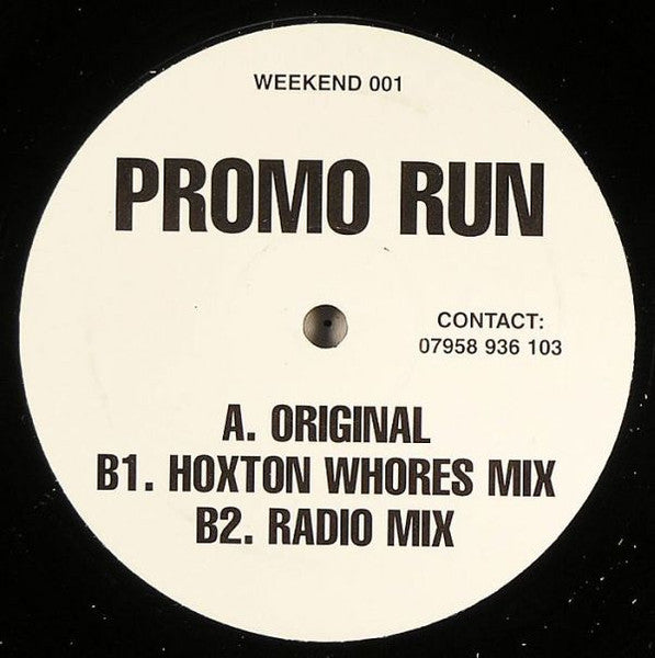 X-One – Why Wait 4 The Weekend 12" vinyl record, image 2 of 2