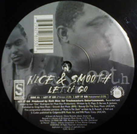 Nice & Smooth – Let It Go 12" vinyl record