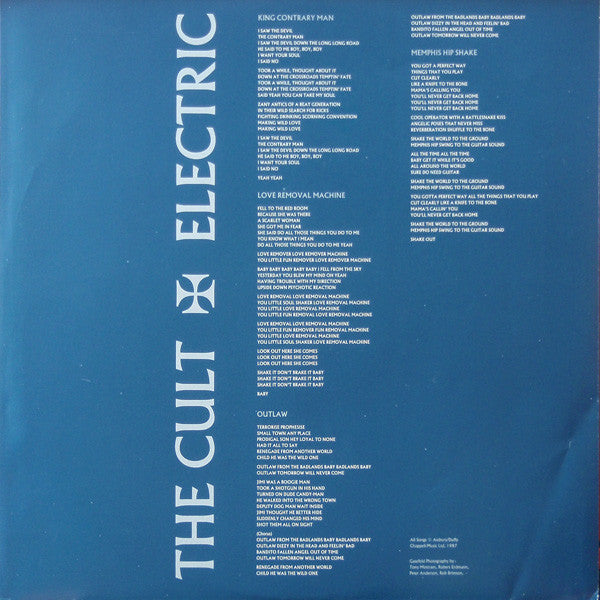 The Cult – Electric LP vinyl record, image 7 of 9