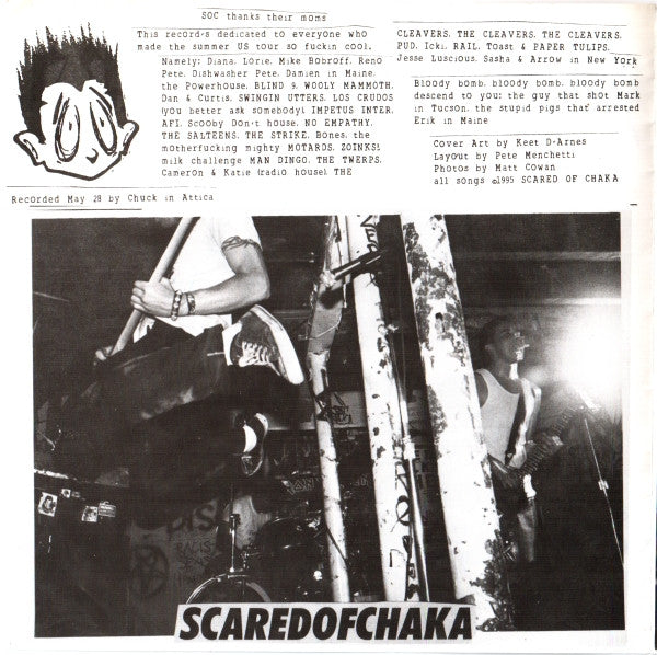 The Gain, Scared Of Chaka – The Gain / Scared Of Chaka 7" vinyl record, image 6 of 10