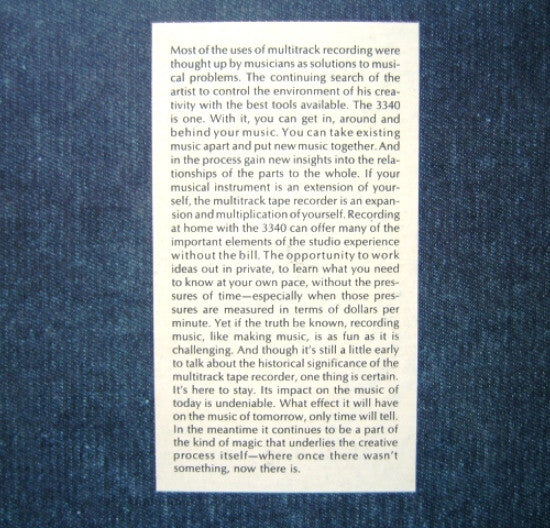 Dick Rosmini, Hello People – Home Made With Teac LP vinyl record, image 4 of 9