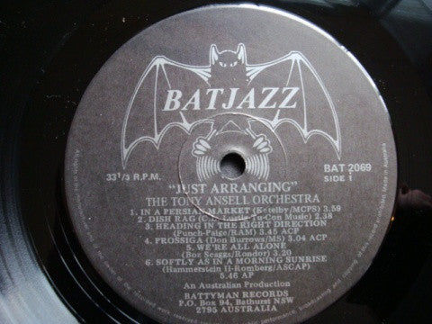 The Tony Ansell Orchestra – Just Arranging LP vinyl record, image 3 of 10
