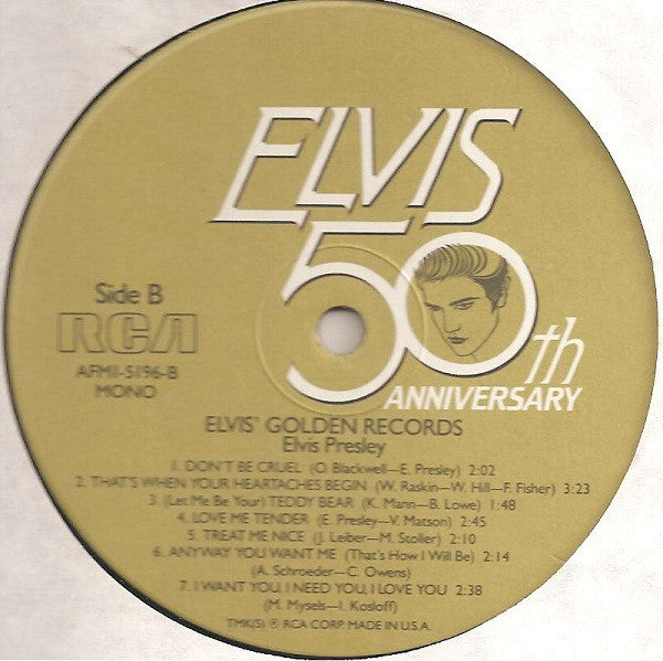 Elvis Presley – Elvis' Golden Records LP vinyl record, image 4 of 4