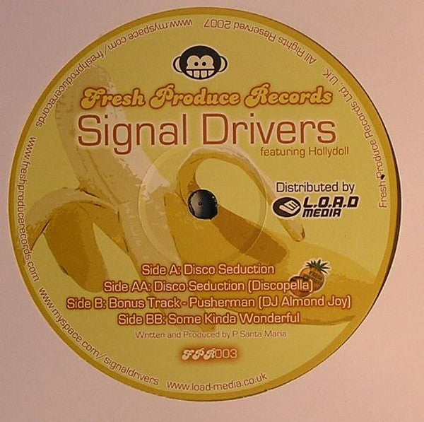 Signal Drivers, Hollydoll – Disco Seduction 12" vinyl record, image 2 of 2