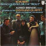 Franz Schubert, Alfred Brendel, Members Of The Cleveland Quartet, James VanDemark – Piano Quintet, Op. 114 "Trout" LP vinyl record, image 1 of 4