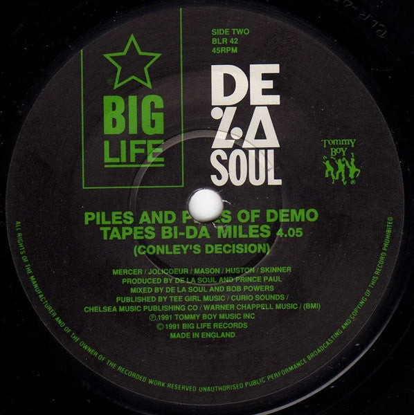 De La Soul – Ring Ring Ring (Ha Ha Hey) 7" vinyl record, image 4 of 4