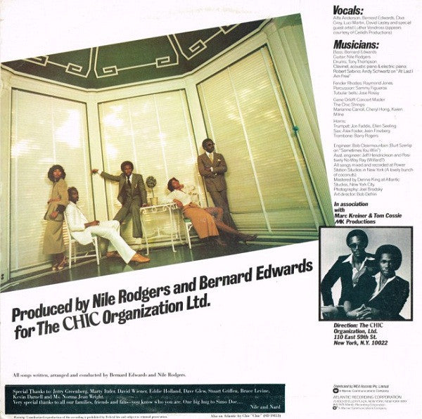 Chic – C'est Chic LP vinyl record, image 2 of 4