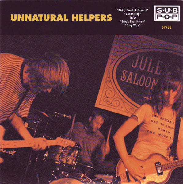 Unnatural Helpers – Dirty, Dumb & Comical 7" vinyl record, image 1 of 5