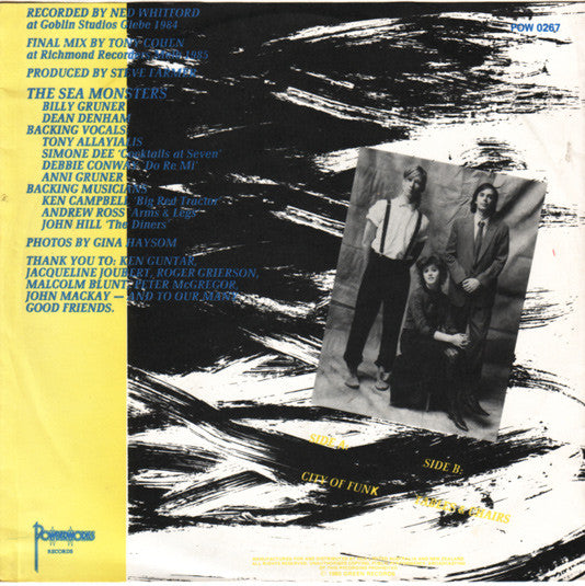 The Seamonsters – City Of Funk 7" vinyl record, image 2 of 4