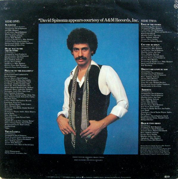 David Spinozza – Spinozza LP vinyl record, image 2 of 5