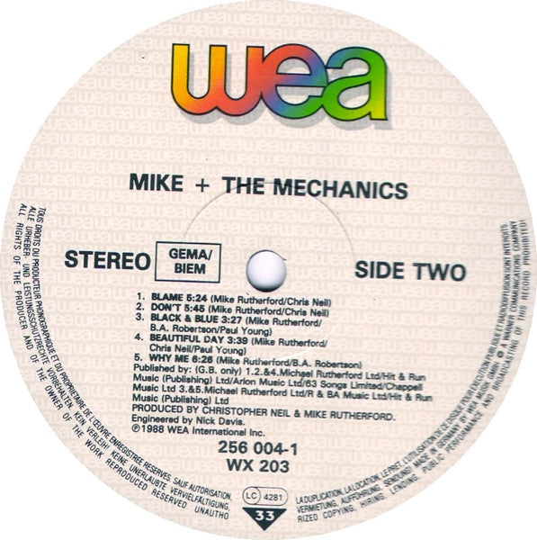 Mike & The Mechanics – Living Years LP vinyl record, image 4 of 7