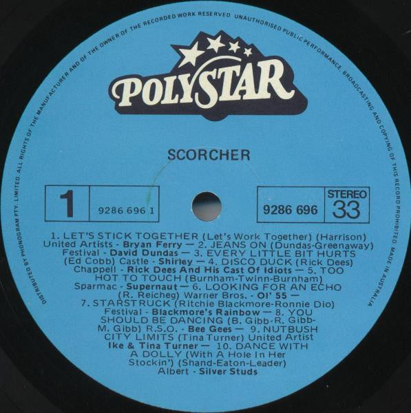 Various – Scorcher LP vinyl record, image 3 of 4