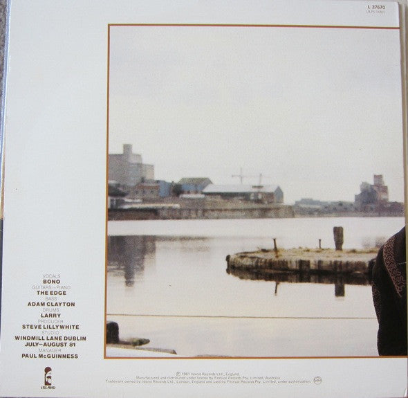 U2 – October LP vinyl record, image 2 of 9