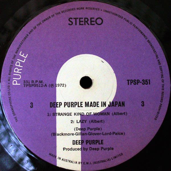 Deep Purple – Made In Japan (2xLP) LP vinyl record, image 8 of 9