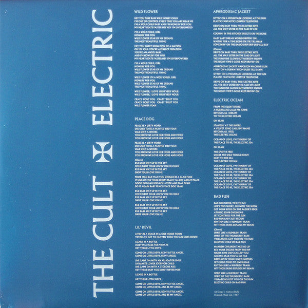 The Cult – Electric LP vinyl record, image 6 of 9