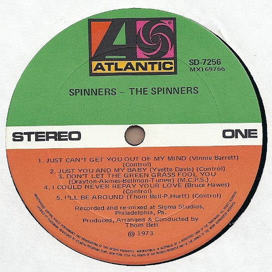 Spinners – Spinners LP vinyl record, image 3 of 3