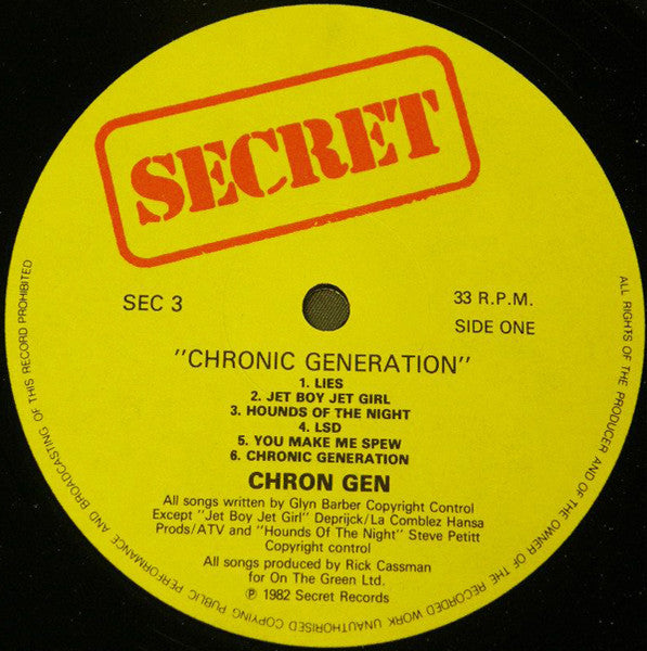 Chron Gen – Chronic Generation LP vinyl record, image 3 of 10