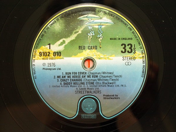 Streetwalkers – Red Card LP vinyl record, image 3 of 8