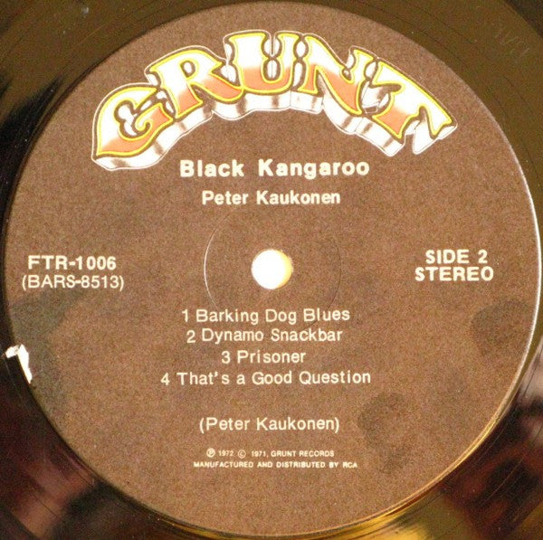 Peter Kaukonen – Black Kangaroo LP vinyl record, image 6 of 10