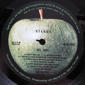 The Beatles – Hey Jude LP vinyl record, image 3 of 4