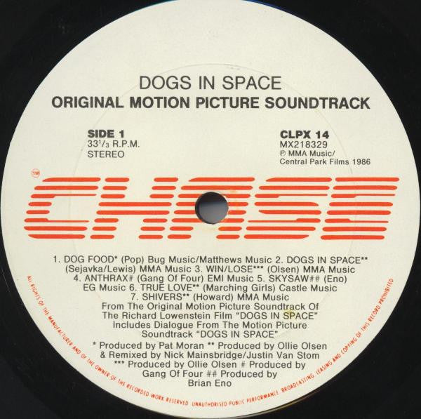 Various – Dogs In Space (Original Motion Picture Soundtrack) LP vinyl record, image 4 of 7