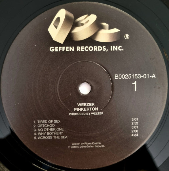 Weezer – Pinkerton LP vinyl record, image 6 of 7
