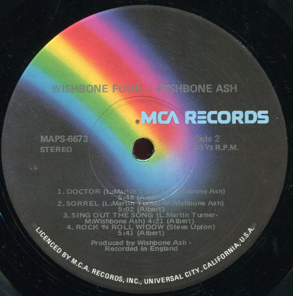 Wishbone Ash – Wishbone Four LP vinyl record, image 6 of 6