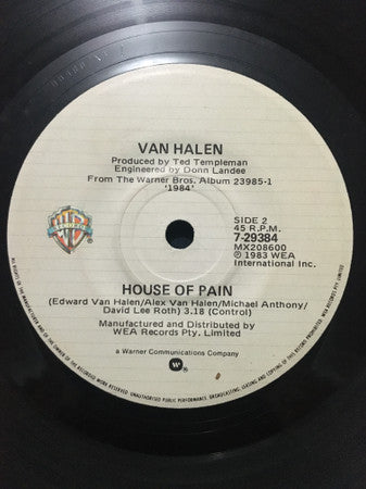 Van Halen – Jump! 7" vinyl record, image 4 of 4