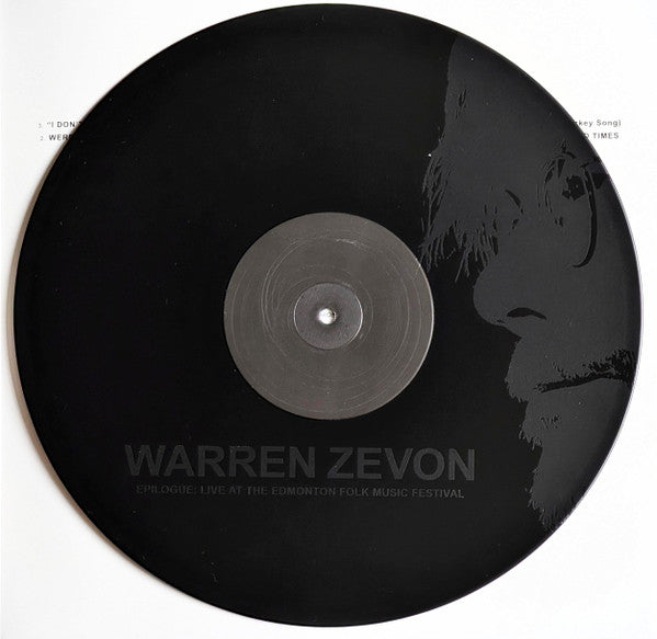 Warren Zevon – Epilogue: Live At The Edmonton Folk Music Festival LP vinyl record, image 8 of 10