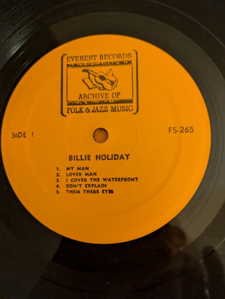 Billie Holiday – Billie Holiday LP vinyl record, image 3 of 4