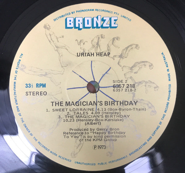 Uriah Heep – The Magician's Birthday LP vinyl record, image 6 of 6