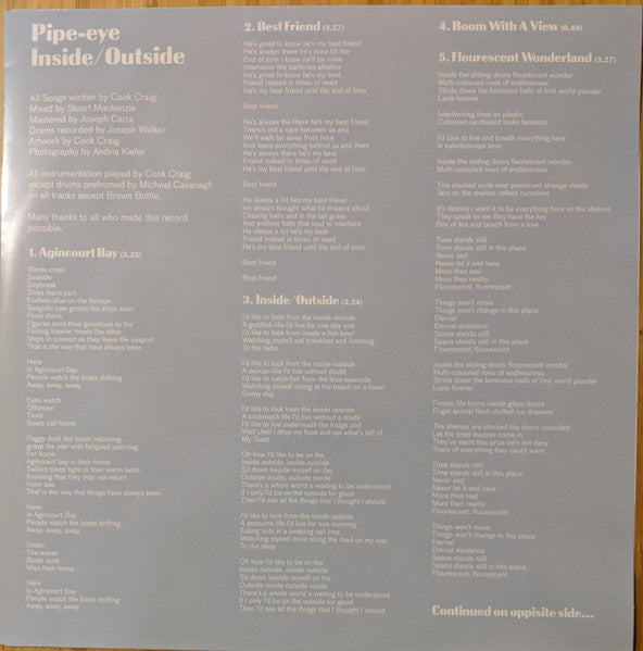 Pipe-eye – Inside/Outside LP vinyl record, image 4 of 8