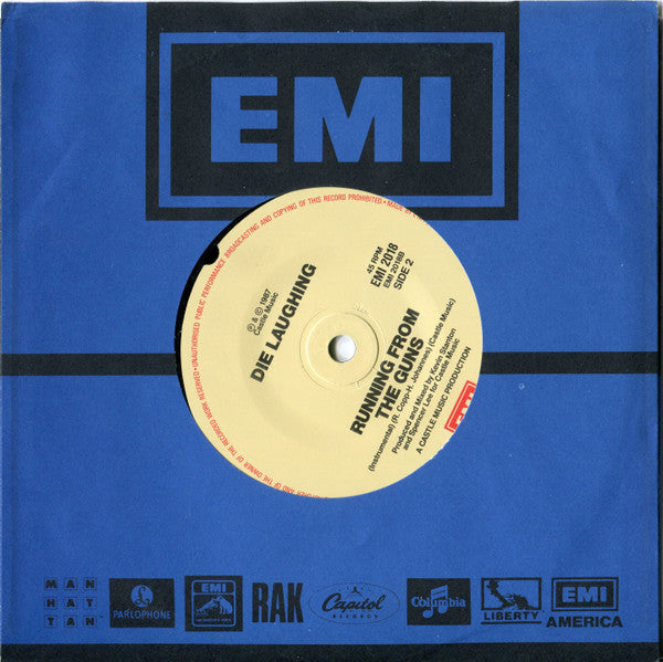 Die Laughing – Running From The Guns 7" vinyl record, image 4 of 4