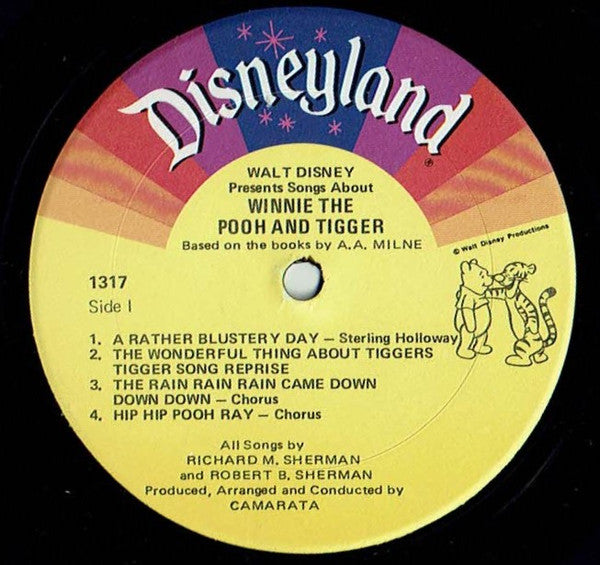 Various – Winnie The Pooh And Tigger LP vinyl record, image 3 of 4