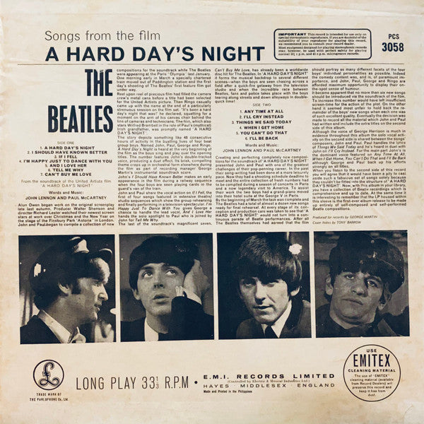The Beatles – A Hard Day's Night LP vinyl record, image 2 of 6