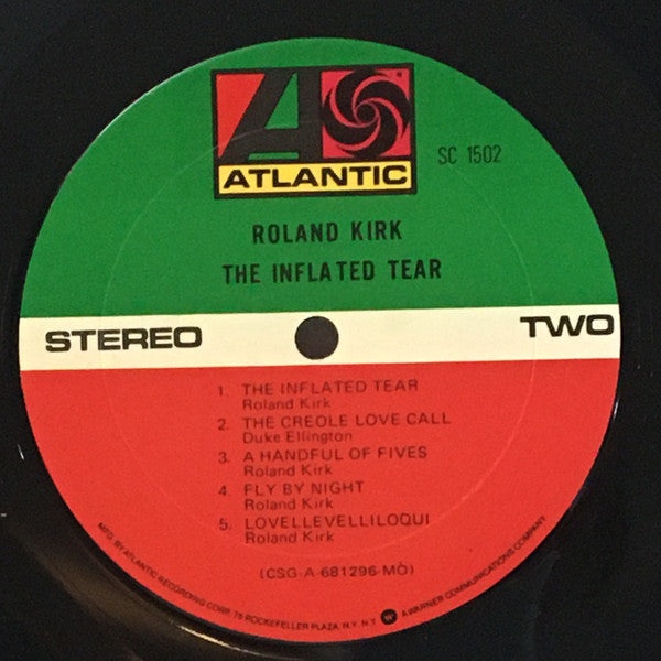 Roland Kirk – The Inflated Tear LP vinyl record, image 4 of 4