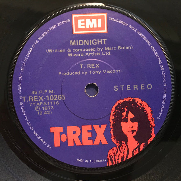 T. Rex – The Groover 7" vinyl record, image 2 of 2